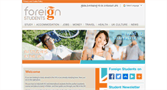 Desktop Screenshot of foreignstudents.com